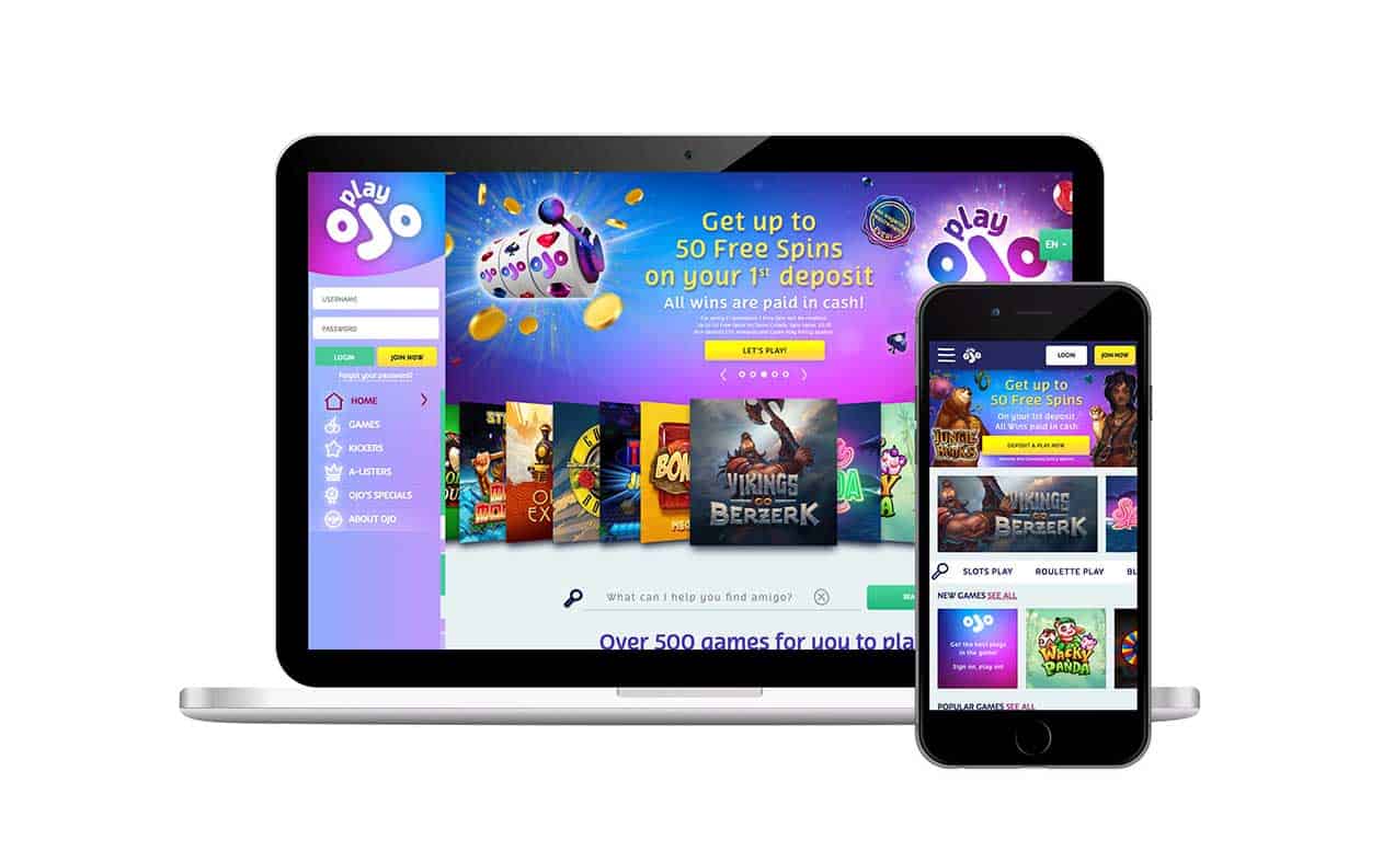 Playojo casino visual