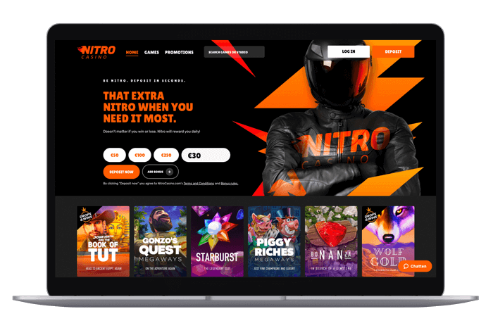Nitro Casino Mockup