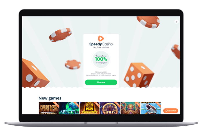 Speedycasino Mockup