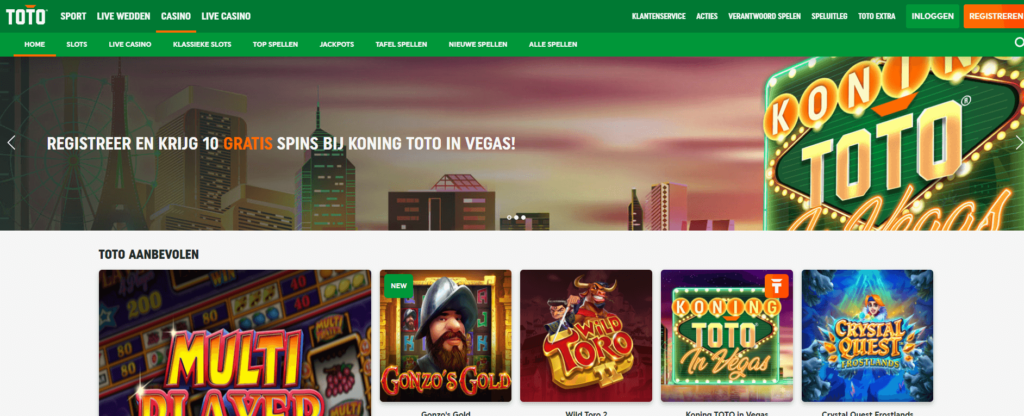 Toto casino homepage