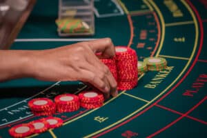 Baccarat achtergrond afbeelding
