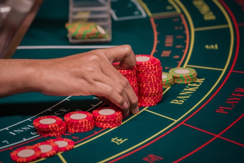 Baccarat achtergrondafbeelding