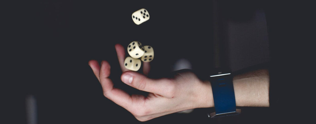 rolling dice