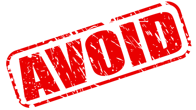 Image displaying the text avoid