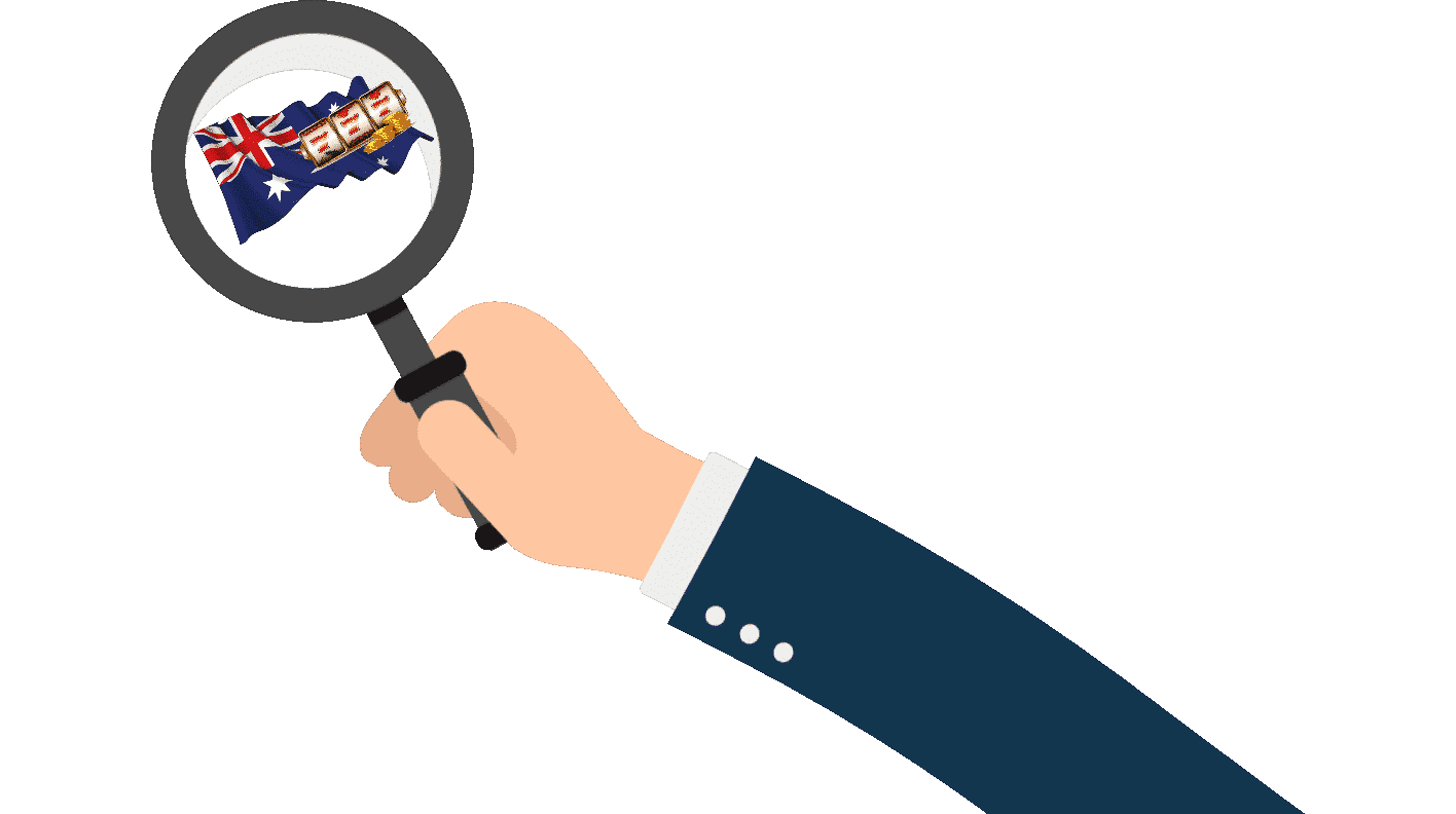 Magnifying glass AU online casinos
