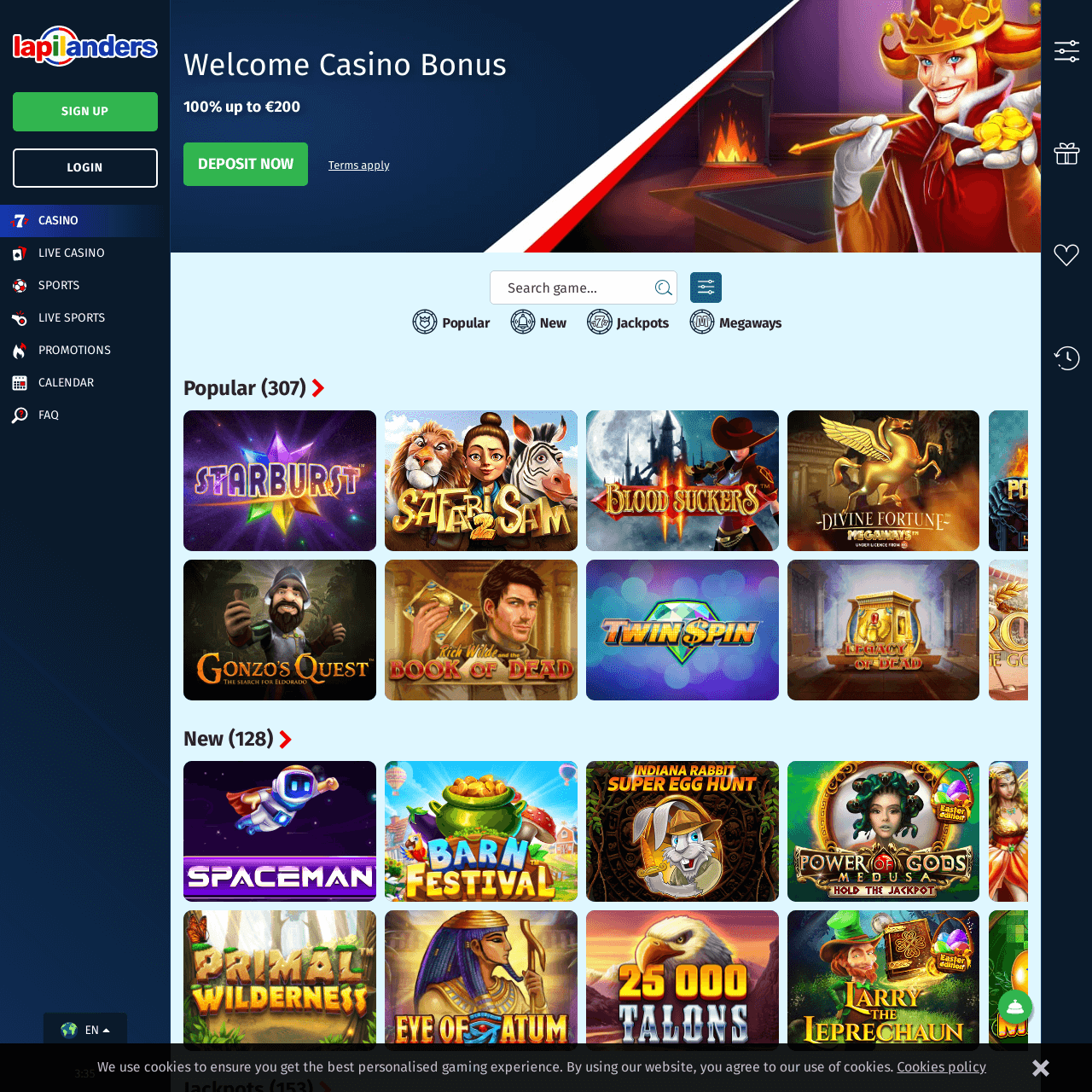 Online Casino Games - Lapilanders