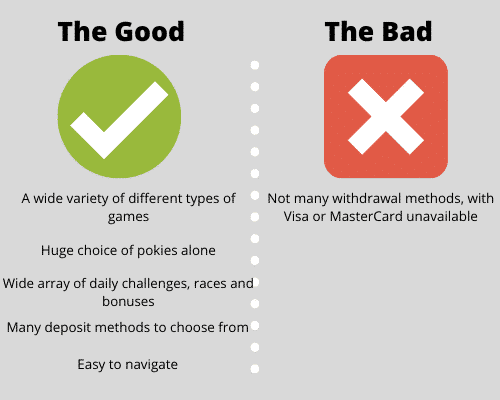 Rich Casino Pros & Cons