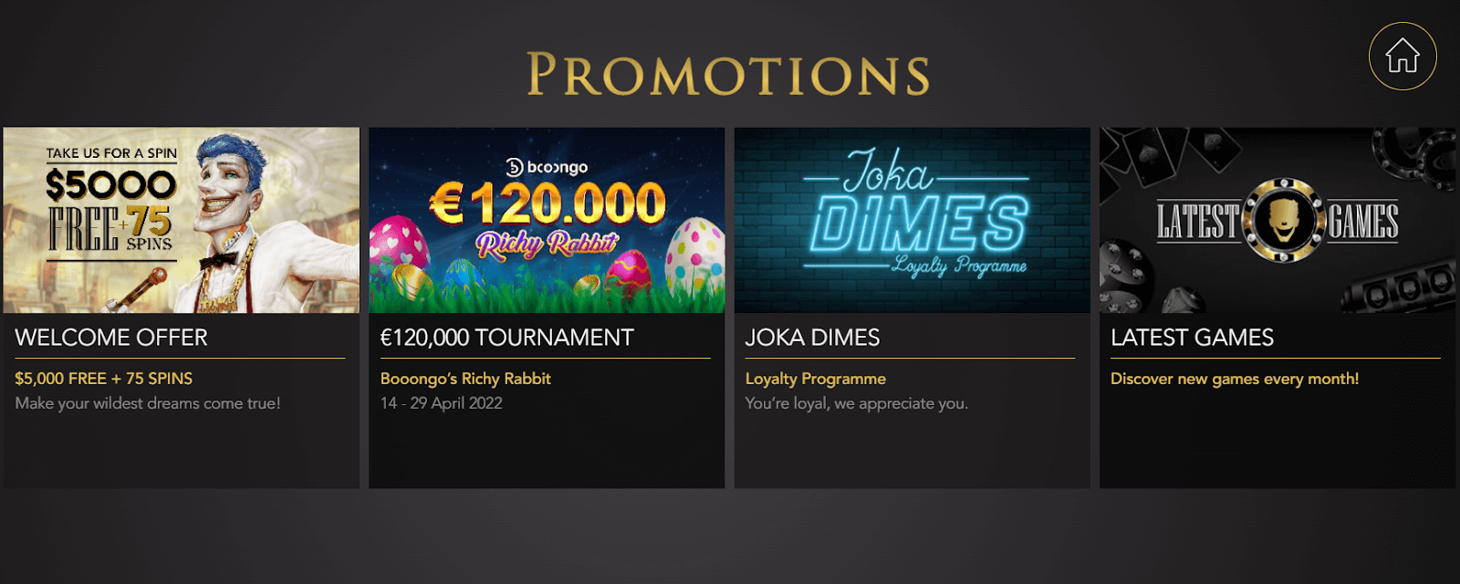 Wild Card City Casino Bonuses