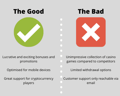 Lucky Draw Casino Pros & Cons