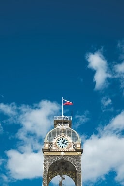 Tsjechische vlag gebouw