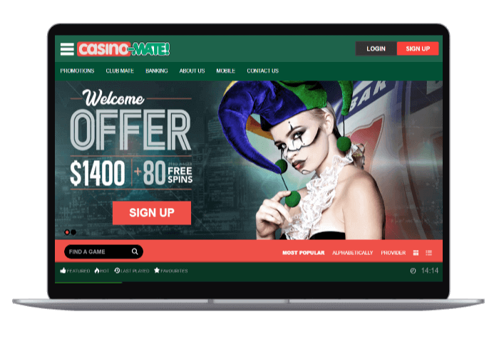 Casinomate Mockup AU