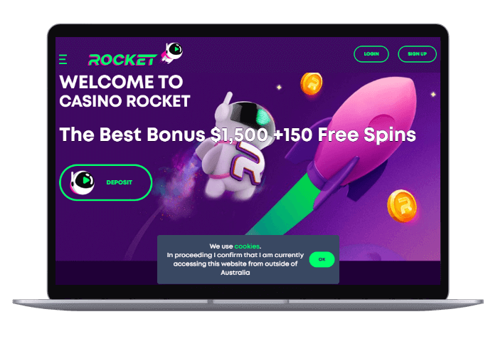 Casinorocket Mockup AU