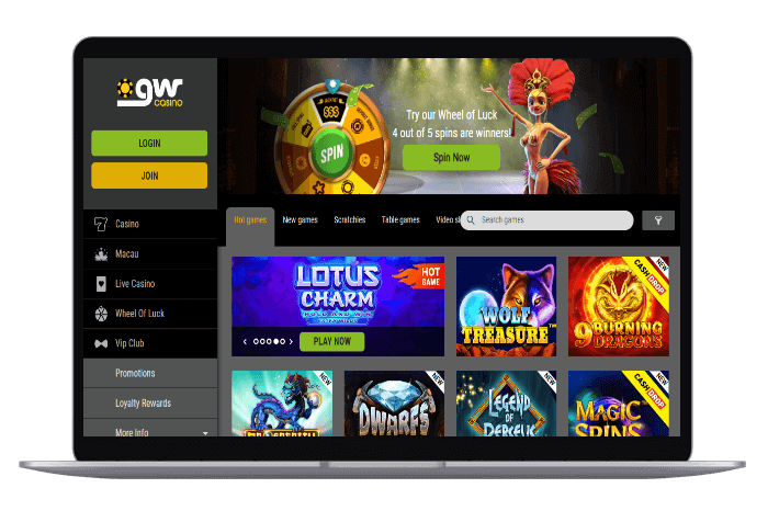 GWcasino Mockup AU