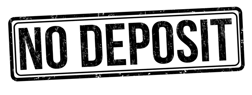 No deposit text image