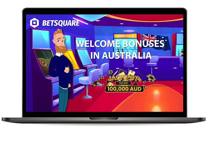 Mockup of Welcome Bonuses in Australia Video