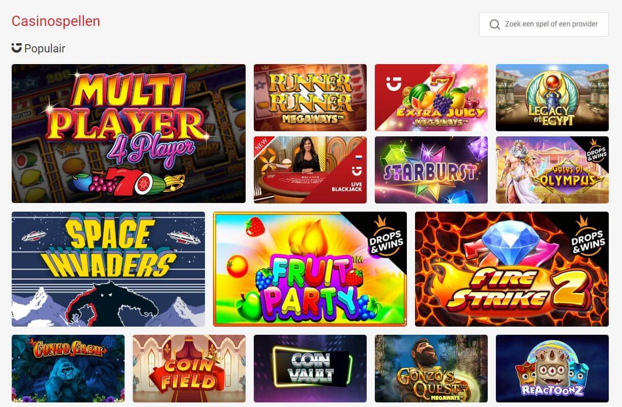 Circus casinospellen