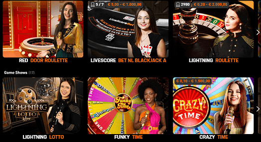 livescore live casino