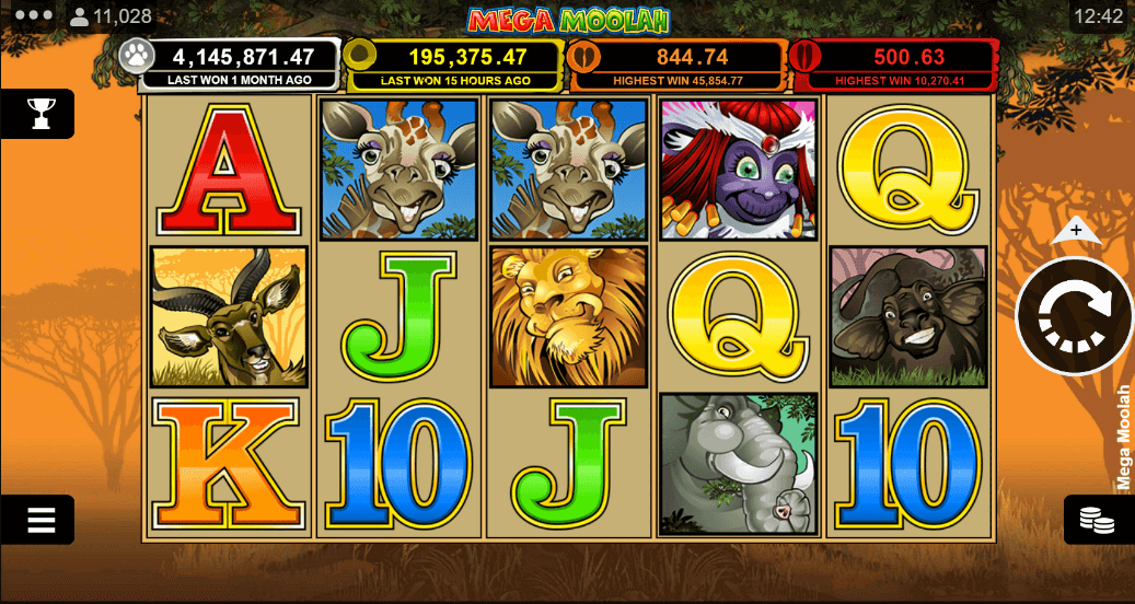 Mega Moolah Theme