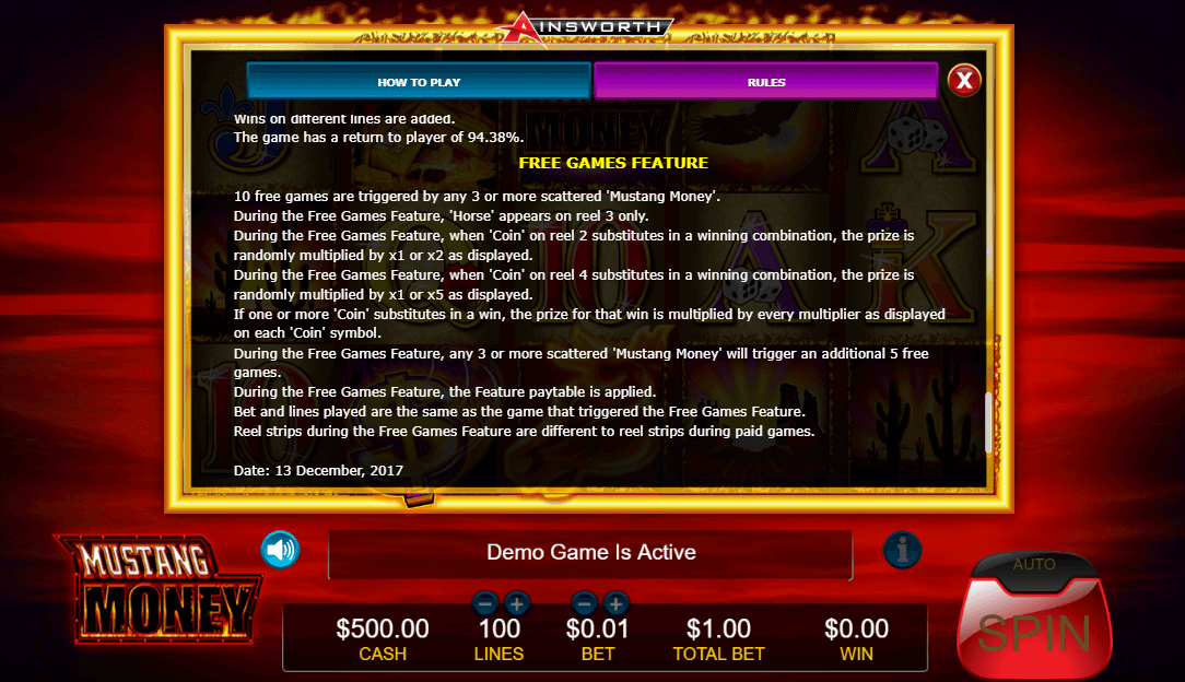 Mustang Money Bonuses