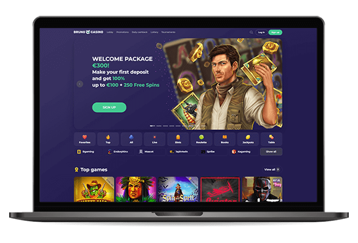 Bruno Casino Mockup