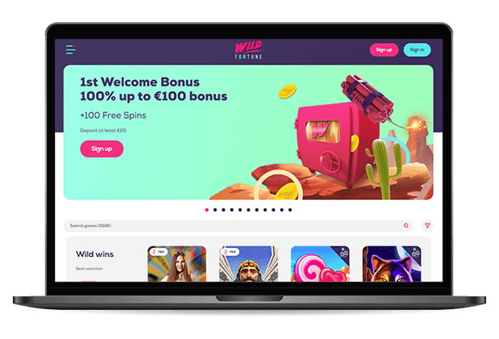 Wildfortune Online Casino AU Mockup