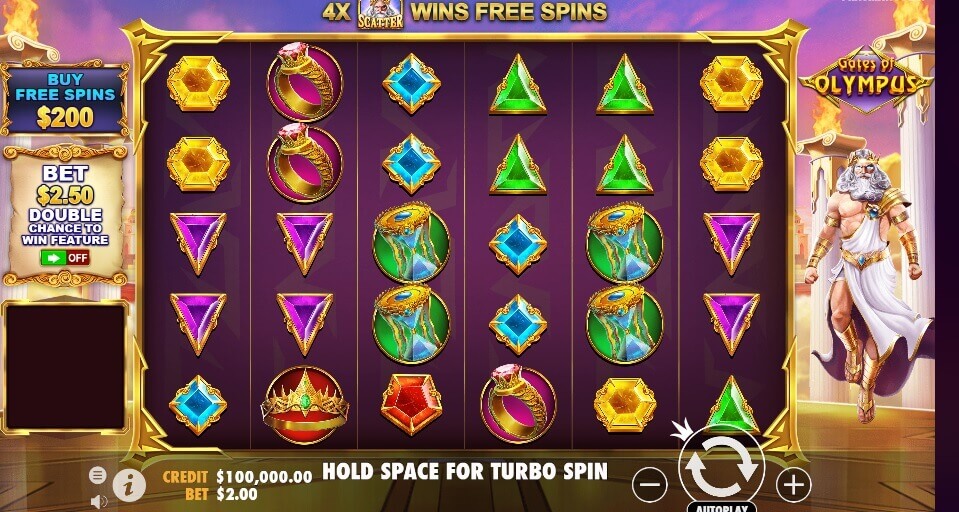 Gates of Olympus screenshot