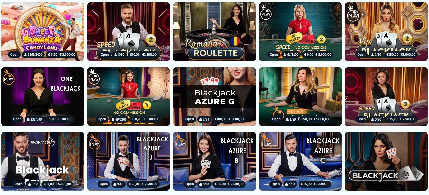 blackjack aanbod