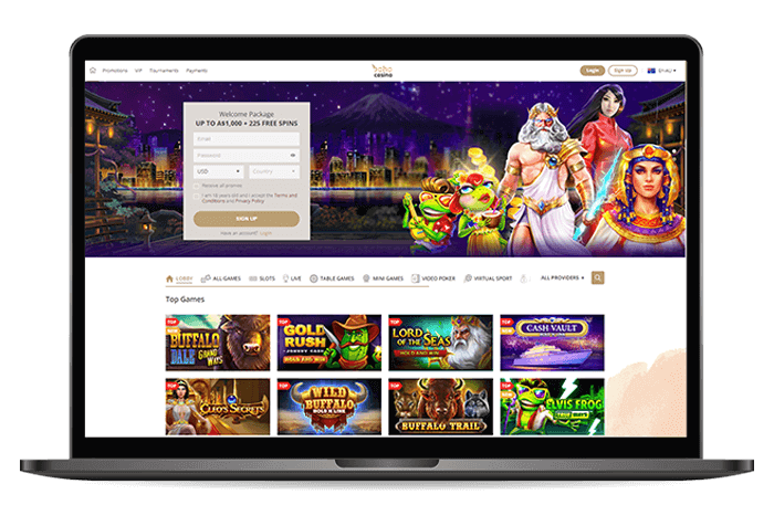 Boho Casino Online Casino AU Mockup