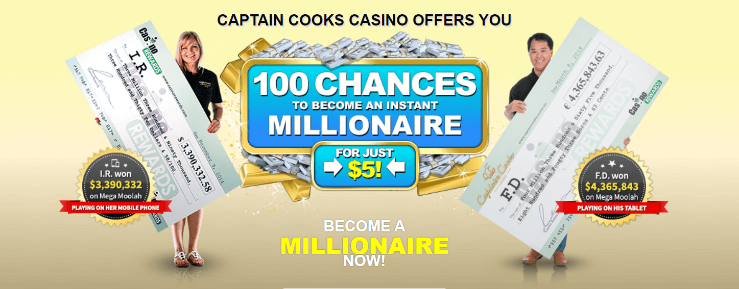 Captain Cook Casino Bonuses