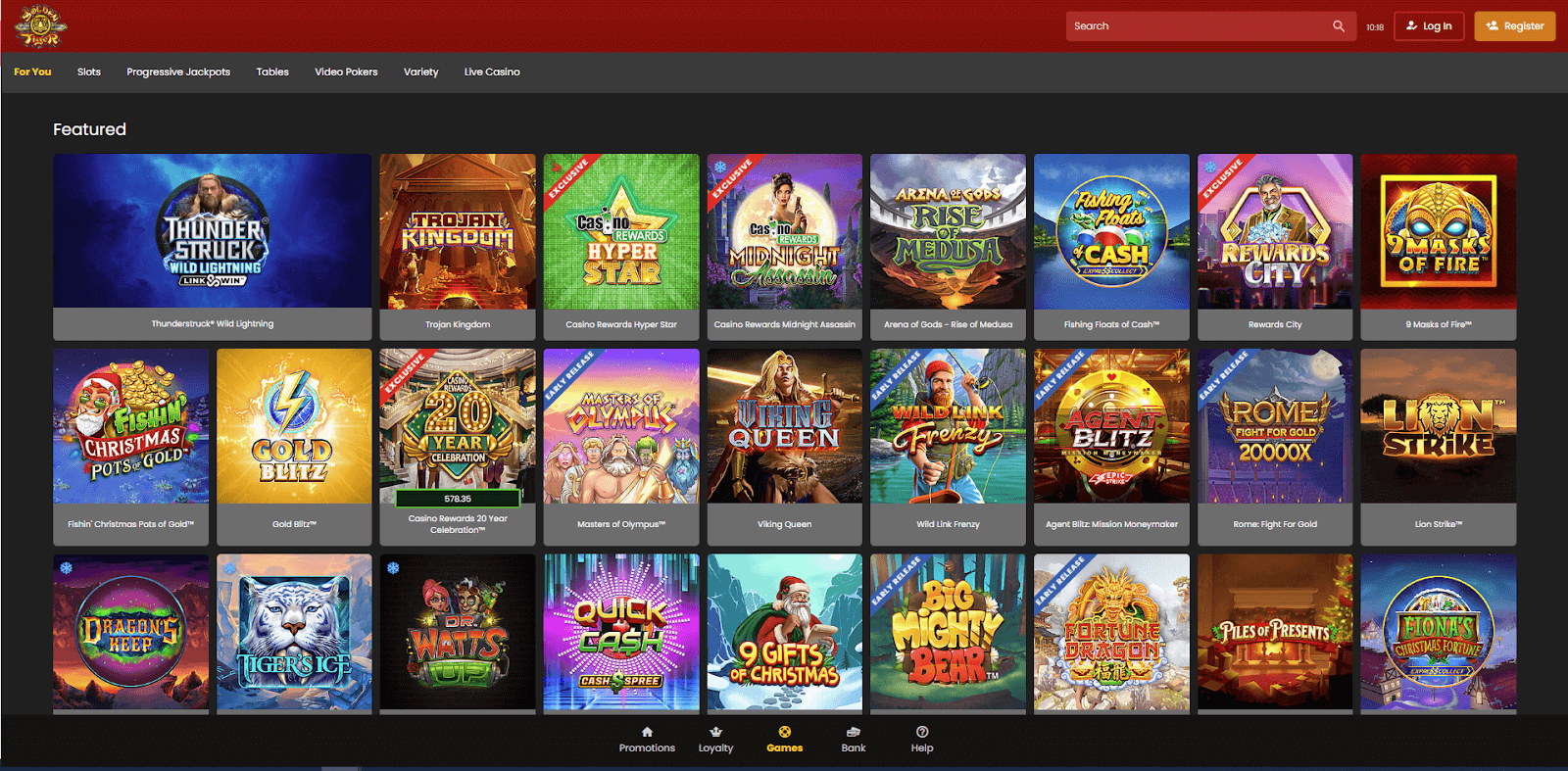 Golden Tiger Casino Games