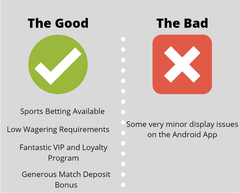 Spin Casino Pros & Cons