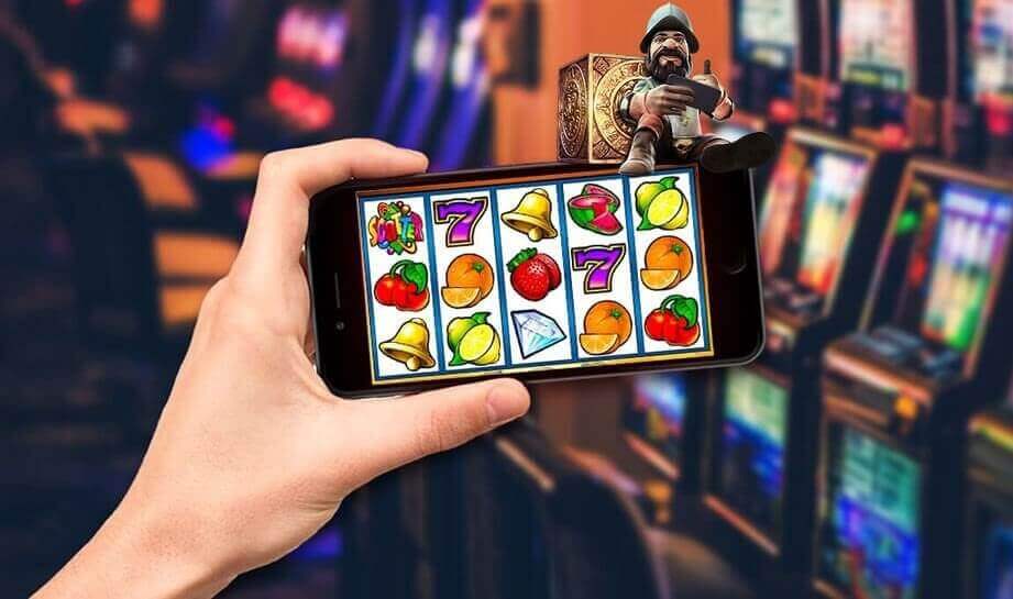 a picture of a pokies slot game on a phone