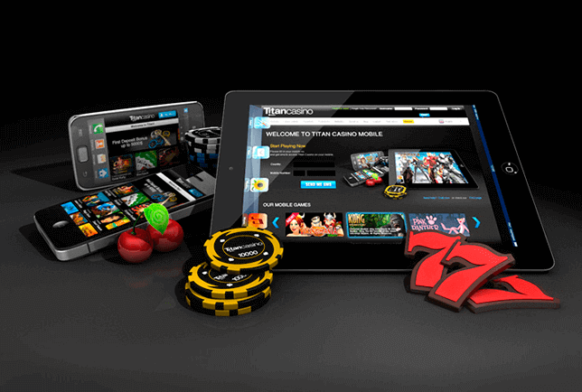 ipad and iphone displaying slotgames