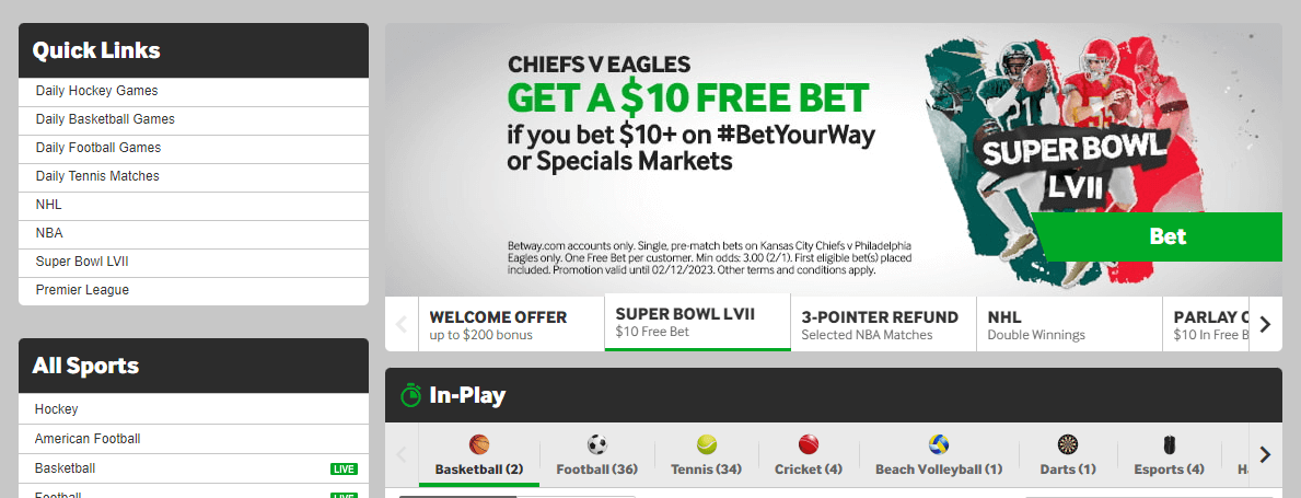 Betway Casino Games