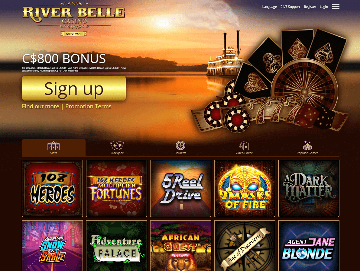 River Belle Casino Games