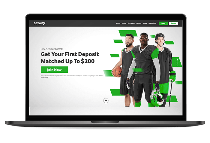 Betway Casino Canada mockup
