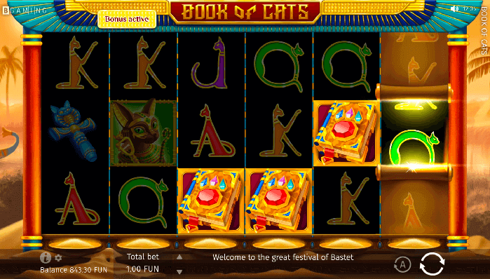 Scored ten complimentary spins in this online casino gem.