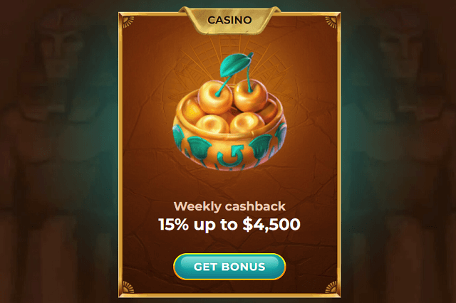 Cashback bonus