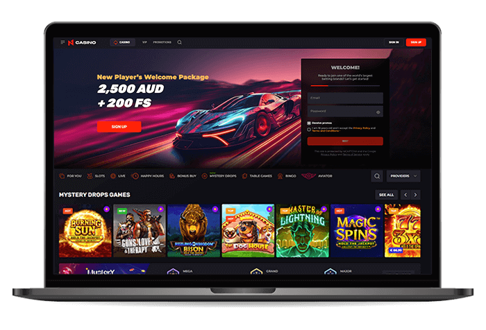 N1 Bet Casino Online Casino AU Mockup