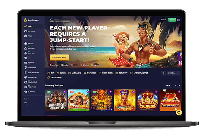 JooCasino Online Casino AU Mockup