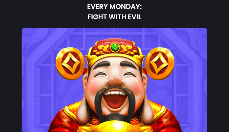 Every Monday at Bitvegas casino