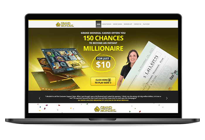 Grand Mondial Casino Canada mockup