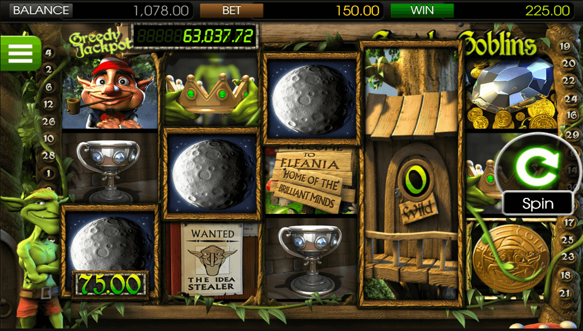 Greedy jackpot slots