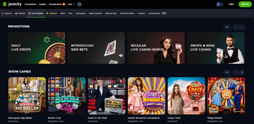 Jeetcity Live Casino games