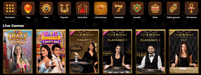 Живые Игры на AmunRa Casino