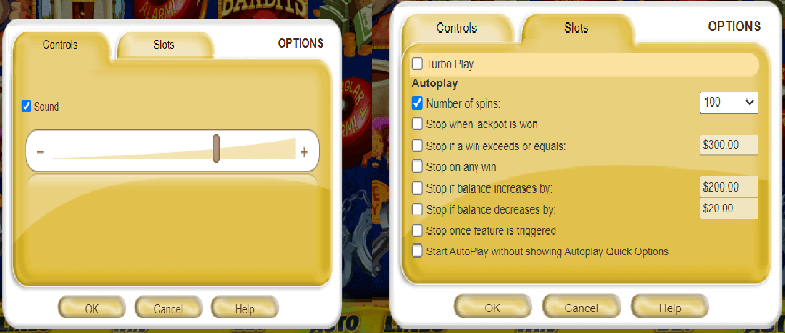 Slots controls and options unveiled in the Cash Bandits 2 game