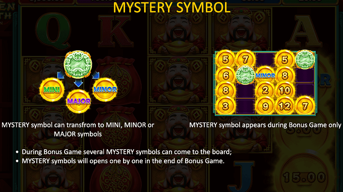 Mystery Symbol Caishen Wealth pokie