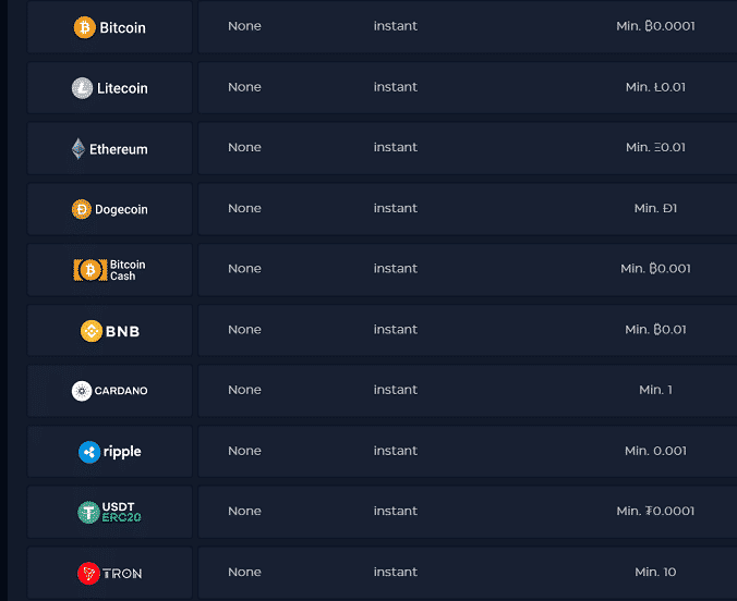 Overview crypto Payments