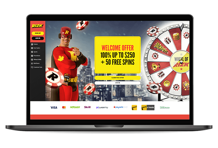 Rizk casino canada mockup