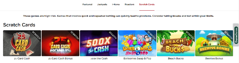 Make sure you familiarize yourself with how to engage in the various game offerings at PlayNow’s CA online casino.